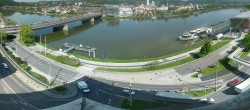Archiv Foto Webcam Linz: Donaulände und Nibelungenbrücke 10:00