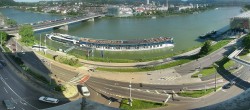 Archiv Foto Webcam Linz: Donaulände und Nibelungenbrücke 07:00
