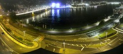 Archived image Webcam Linz: Generali building at the Danube 23:00