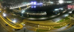 Archiv Foto Webcam Linz: Donaulände und Nibelungenbrücke 19:00