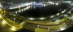 Archiv Foto Webcam Linz: Donaulände und Nibelungenbrücke 23:00