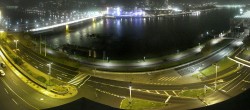 Archiv Foto Webcam Linz: Donaulände und Nibelungenbrücke 23:00