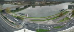 Archiv Foto Webcam Linz: Donaulände und Nibelungenbrücke 09:00