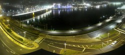 Archived image Webcam Linz: Generali building at the Danube 23:00