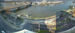 Archived image Webcam Linz: Generali building at the Danube 11:00