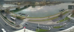 Archiv Foto Webcam Linz: Donaulände und Nibelungenbrücke 07:00