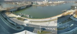 Archiv Foto Webcam Linz: Donaulände und Nibelungenbrücke 11:00