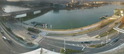 Archiv Foto Webcam Linz: Donaulände und Nibelungenbrücke 15:00