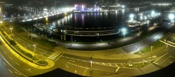 Archiv Foto Webcam Linz: Donaulände und Nibelungenbrücke 18:00