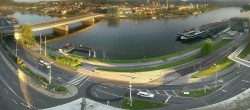 Archiv Foto Webcam Linz: Donaulände und Nibelungenbrücke 01:00