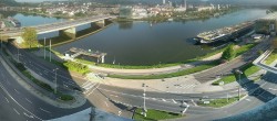 Archiv Foto Webcam Linz: Donaulände und Nibelungenbrücke 02:00
