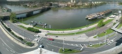 Archiv Foto Webcam Linz: Donaulände und Nibelungenbrücke 08:00