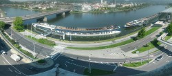Archiv Foto Webcam Linz: Donaulände und Nibelungenbrücke 09:00