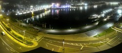 Archiv Foto Webcam Linz: Donaulände und Nibelungenbrücke 23:00