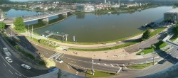 Archiv Foto Webcam Linz: Donaulände und Nibelungenbrücke 07:00