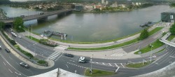 Archiv Foto Webcam Linz: Donaulände und Nibelungenbrücke 13:00