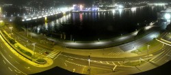 Archiv Foto Webcam Linz: Donaulände und Nibelungenbrücke 23:00