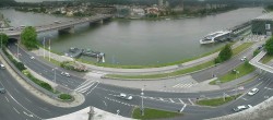 Archiv Foto Webcam Linz: Donaulände und Nibelungenbrücke 09:00