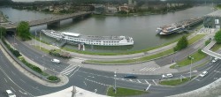 Archiv Foto Webcam Linz: Donaulände und Nibelungenbrücke 20:00