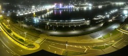 Archiv Foto Webcam Linz: Donaulände und Nibelungenbrücke 23:00