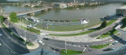 Archiv Foto Webcam Linz: Donaulände und Nibelungenbrücke 07:00