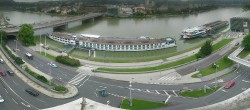 Archiv Foto Webcam Linz: Donaulände und Nibelungenbrücke 09:00