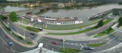 Archiv Foto Webcam Linz: Donaulände und Nibelungenbrücke 07:00