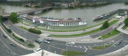 Archiv Foto Webcam Linz: Donaulände und Nibelungenbrücke 13:00