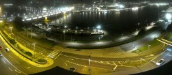 Archiv Foto Webcam Linz: Donaulände und Nibelungenbrücke 23:00