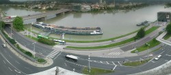 Archiv Foto Webcam Linz: Donaulände und Nibelungenbrücke 07:00