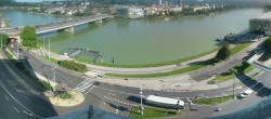 Archiv Foto Webcam Linz: Donaulände und Nibelungenbrücke 07:00