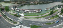 Archiv Foto Webcam Linz: Donaulände und Nibelungenbrücke 09:00