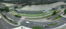 Archiv Foto Webcam Linz: Donaulände und Nibelungenbrücke 05:00