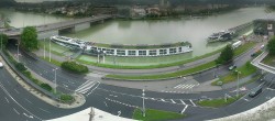 Archiv Foto Webcam Linz: Donaulände und Nibelungenbrücke 09:00