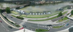 Archiv Foto Webcam Linz: Donaulände und Nibelungenbrücke 13:00