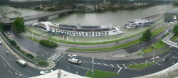 Archiv Foto Webcam Linz: Donaulände und Nibelungenbrücke 13:00