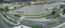 Archiv Foto Webcam Linz: Donaulände und Nibelungenbrücke 07:00
