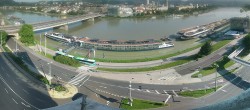 Archiv Foto Webcam Linz: Donaulände und Nibelungenbrücke 07:00
