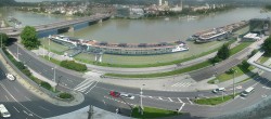 Archiv Foto Webcam Linz: Donaulände und Nibelungenbrücke 09:00