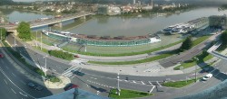 Archiv Foto Webcam Linz: Donaulände und Nibelungenbrücke 07:00