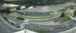 Archived image Webcam Linz: Generali building at the Danube 19:00