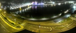 Archiv Foto Webcam Linz: Donaulände und Nibelungenbrücke 23:00
