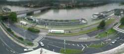 Archiv Foto Webcam Linz: Donaulände und Nibelungenbrücke 10:00