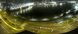 Archiv Foto Webcam Linz: Donaulände und Nibelungenbrücke 23:00