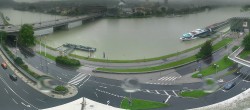 Archiv Foto Webcam Linz: Donaulände und Nibelungenbrücke 09:00