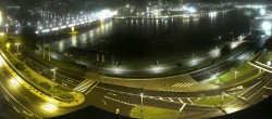 Archiv Foto Webcam Linz: Donaulände und Nibelungenbrücke 23:00