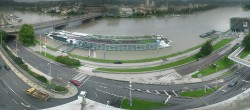 Archiv Foto Webcam Linz: Donaulände und Nibelungenbrücke 09:00