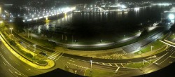 Archiv Foto Webcam Linz: Donaulände und Nibelungenbrücke 23:00