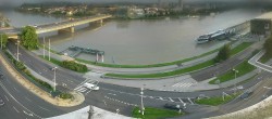 Archiv Foto Webcam Linz: Donaulände und Nibelungenbrücke 05:00