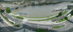 Archiv Foto Webcam Linz: Donaulände und Nibelungenbrücke 09:00